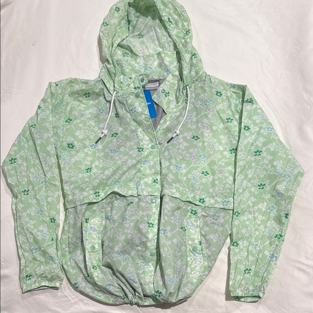 Columbia Green Floral Women's Jacket